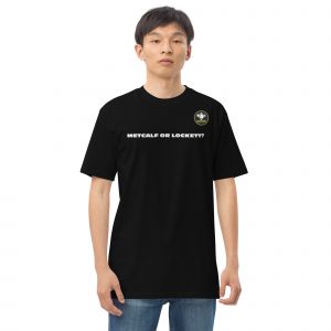 Seahawks Metcalf or Lockett Sports Cast Men’s premium heavyweight tee