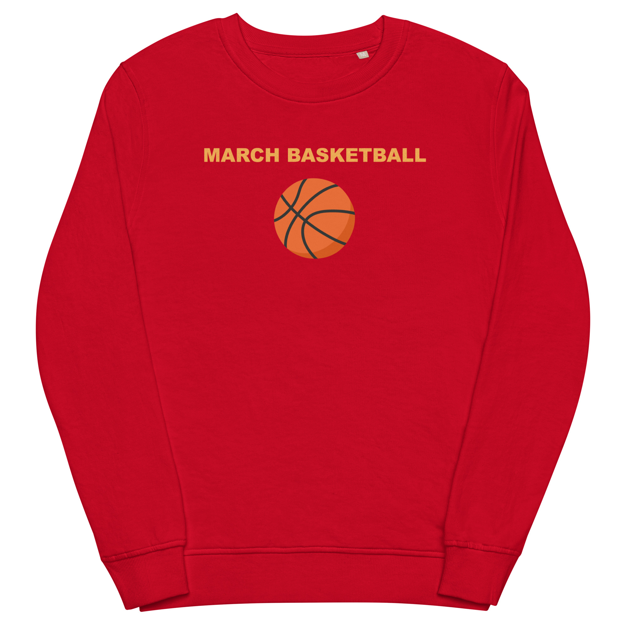 MARCH BASKETBALL Unisex organic sweatshirt