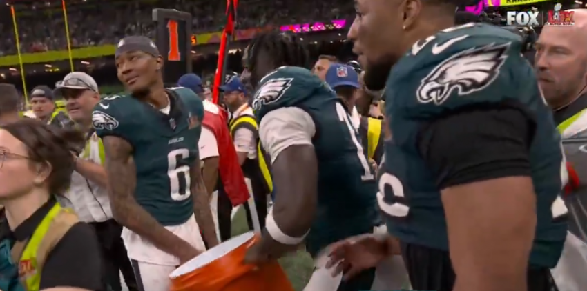 DeVonta Smith of the Philadelphia Eagles