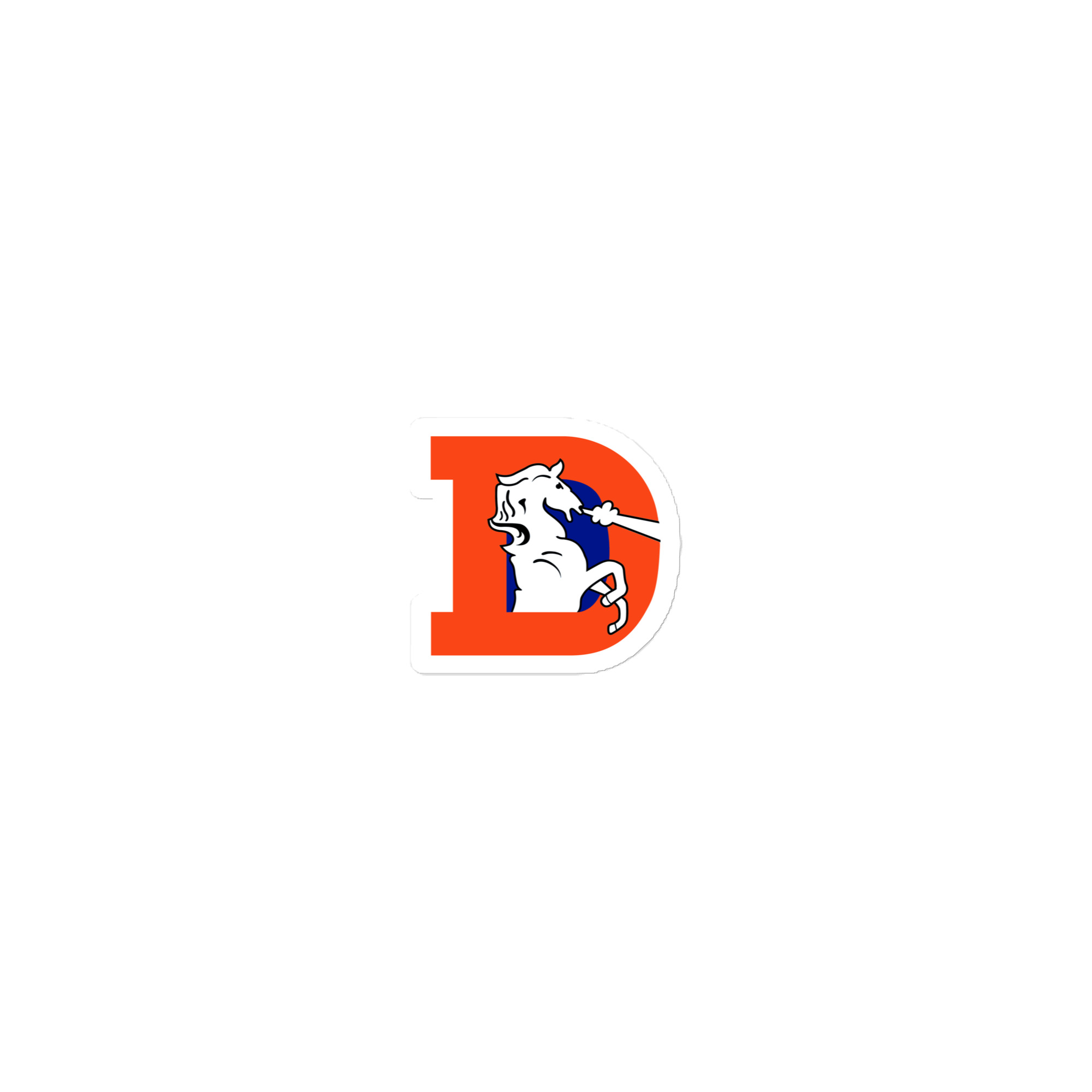 Vintage Denver Broncos stickers - Image 4